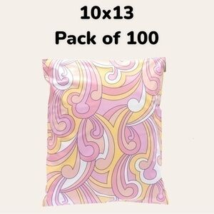 10x13 Pack of 100 PolyMailers,  Boho Spring Fling! Shipping Supplies, Mailers